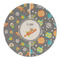 Space Explorer Round Linen Placemats - FRONT (Single Sided)