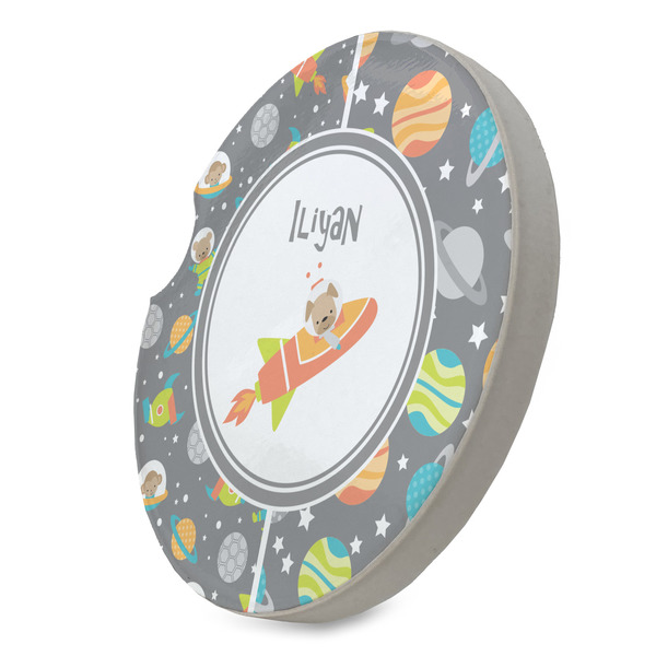 Space Explorer Sandstone Car Coaster - STANDING ANGLE