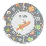 Space Explorer Sandstone Car Coaster - Single (Personalized)