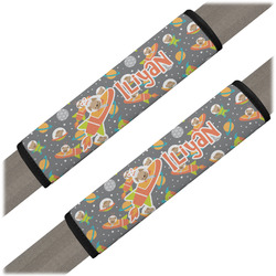 Space Explorer Seat Belt Covers (Set of 2) (Personalized)