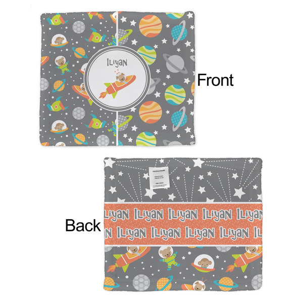 Space Explorer Security Blanket - Front & Back View