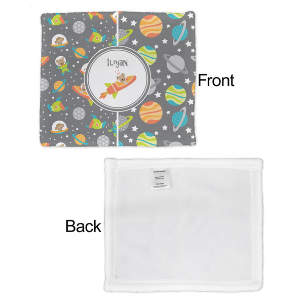 Space Explorer Security Blanket - Front & White Back View