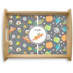 Space Explorer Natural Wooden Tray - Large (Personalized)