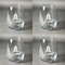 Space Explorer Set of Four Personalized Stemless Wineglasses (Approval)