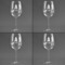 Space Explorer Set of Four Personalized Wineglasses (Approval)