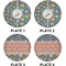 Space Explorer Set of Lunch / Dinner Plates (Approval)