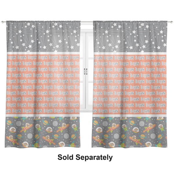 Space Explorer Sheer Curtains