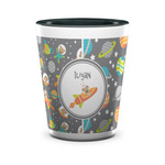 Space Explorer Ceramic Shot Glass - 1.5 oz - Two Tone - Single (Personalized)