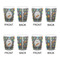 Space Explorer Shot Glass - White - Set of 4 - APPROVAL