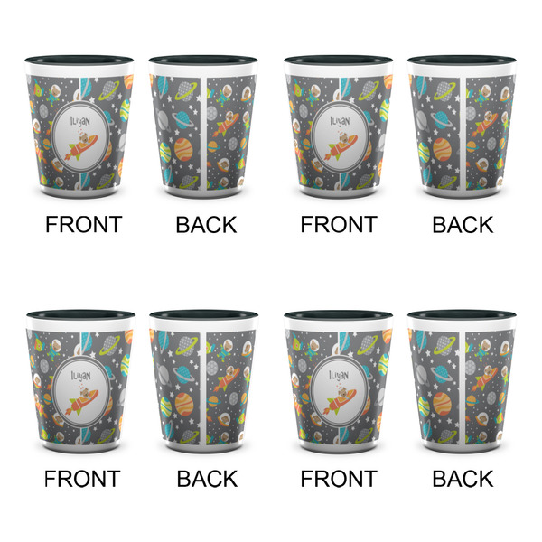 Space Explorer Shot Glassess - Two Tone - Set of 4 - APPROVAL