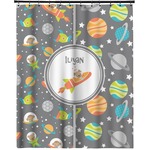 Space Explorer Extra Long Shower Curtain - 70"x84" (Personalized)
