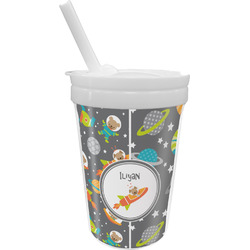 Space Explorer Sippy Cup with Straw (Personalized)