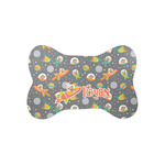 Space Explorer Bone Shaped Dog Food Mat (Small) (Personalized)