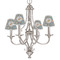 Space Explorer Small Chandelier Shade - LIFESTYLE (on chandelier)