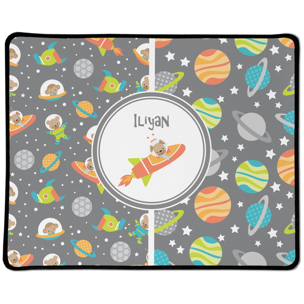 Custom Space Explorer Large Gaming Mouse Pad - 12.5" x 10" (Personalized)