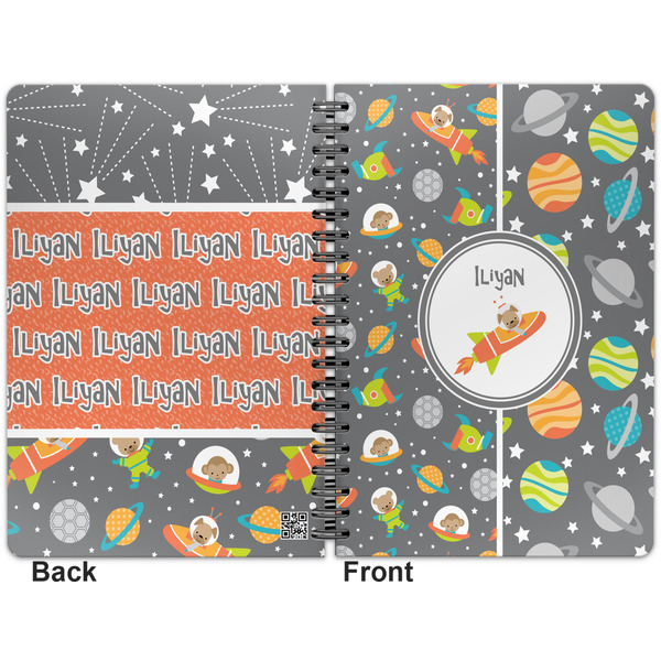 Space Explorer Spiral Journal 7 x 10 - Apvl