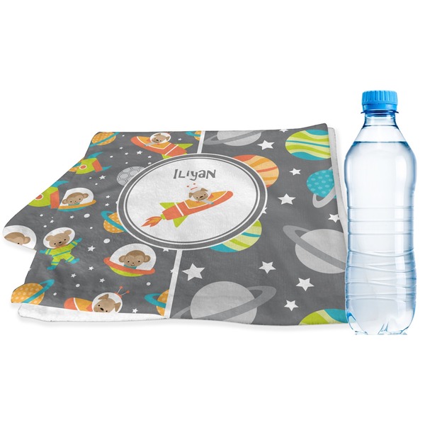Custom Space Explorer Sports & Fitness Towel (Personalized)