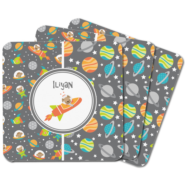 Space Explorer Square Fridge Magnet - MAIN