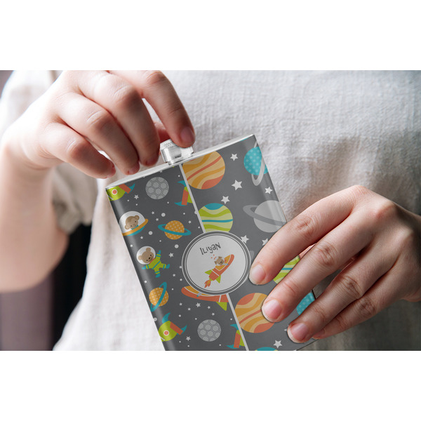 Space Explorer Stainless Steel Flask - LIFESTYLE 1