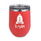Space Explorer Stainless Wine Tumblers - Coral - Double Sided - Front