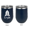 Space Explorer Stainless Wine Tumblers - Navy - Single Sided - Approval