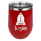 Space Explorer Stemless Stainless Steel Wine Tumbler - Red - Single Sided (Personalized)