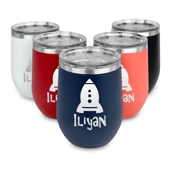 Space Explorer Steel Wine Tumblers Multiple Colors