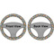 Space Explorer Steering Wheel Cover- Front and Back