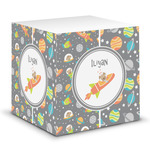 Space Explorer Sticky Note Cube (Personalized)