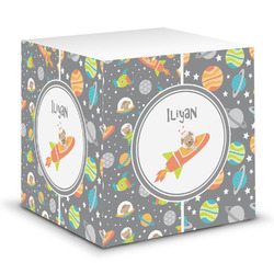 Space Explorer Sticky Note Cube (Personalized)