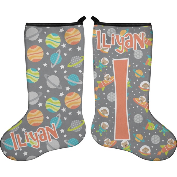 Space Explorer Stocking - Double-Sided - Approval
