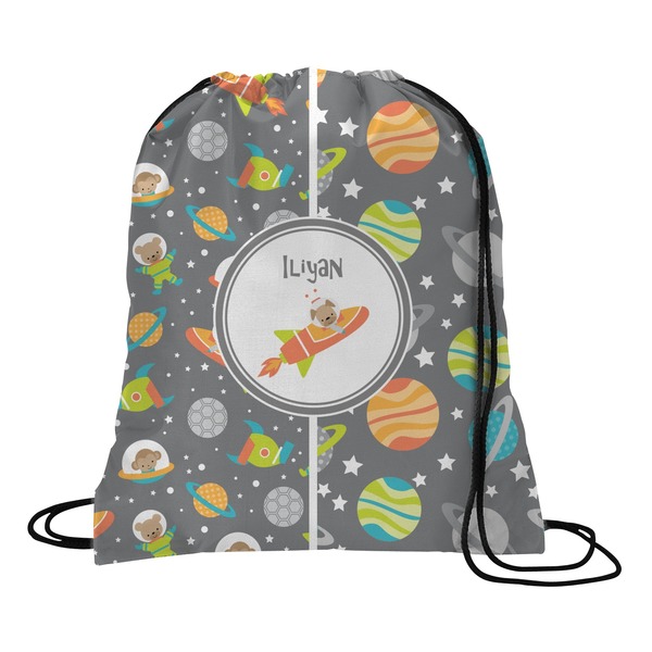 Custom Space Explorer Drawstring Backpack (Personalized)