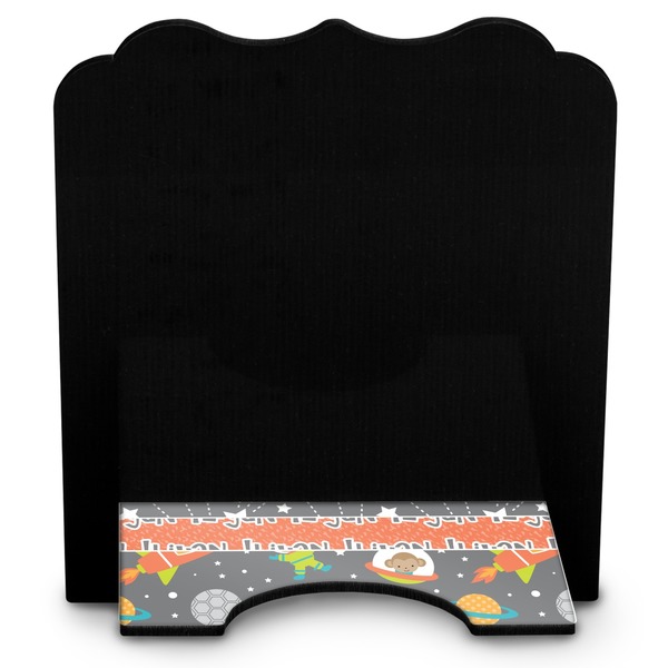 Space Explorer Stylized Tablet Stand - Back