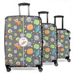 Space Explorer 3 Piece Luggage Set - 20" Carry On, 24" Medium Checked, 28" Large Checked (Personalized)