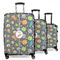 Space Explorer 3 Piece Luggage Set - 20" Carry On, 24" Medium Checked, 28" Large Checked (Personalized)