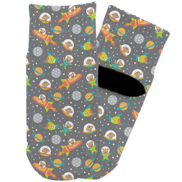 Custom Space Explorer Toddler Ankle Socks