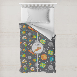 Space Explorer Toddler Duvet Cover w/ Name or Text