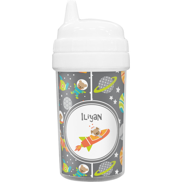 Custom Space Explorer Toddler Sippy Cup (Personalized)