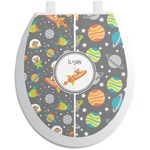 Space Explorer Toilet Seat Decal (Personalized)