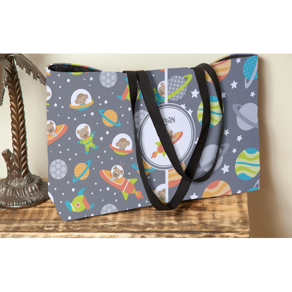 Space Explorer Tote w/Black Handles - Lifestyle View