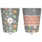Space Explorer Trash Can White - Front and Back - Apvl