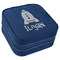 Space Explorer Travel Jewelry Boxes - Leather - Navy Blue - Angled View