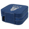 Space Explorer Travel Jewelry Boxes - Leather - Navy Blue - View from Rear