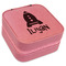 Space Explorer Travel Jewelry Boxes - Leather - Pink - Angled View