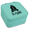 Space Explorer Travel Jewelry Boxes - Leatherette - Teal - Angled View