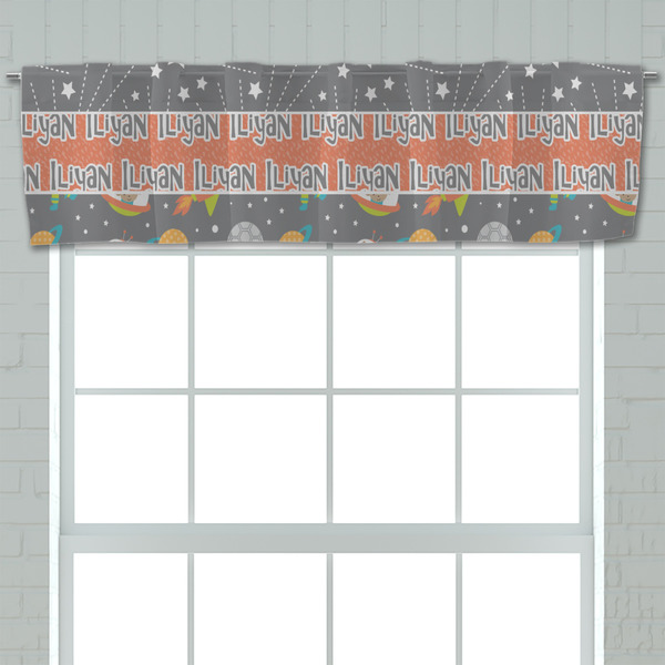 Space Explorer Valance - Closeup on window