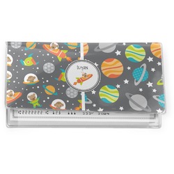 Space Explorer Vinyl Checkbook Cover (Personalized)
