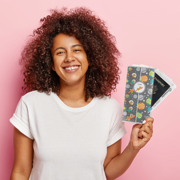 Space Explorer Vinyl Document Holder - LIFESTYLE