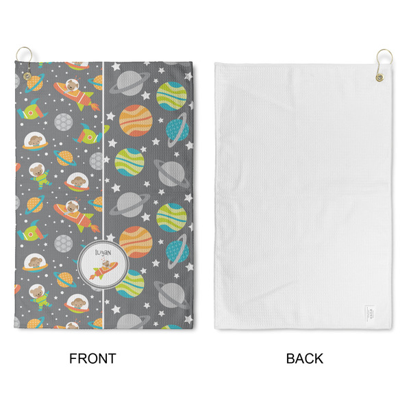 Space Explorer Waffle Weave Golf Towel - Approval