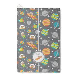 Space Explorer Waffle Weave Golf Towel (Personalized)